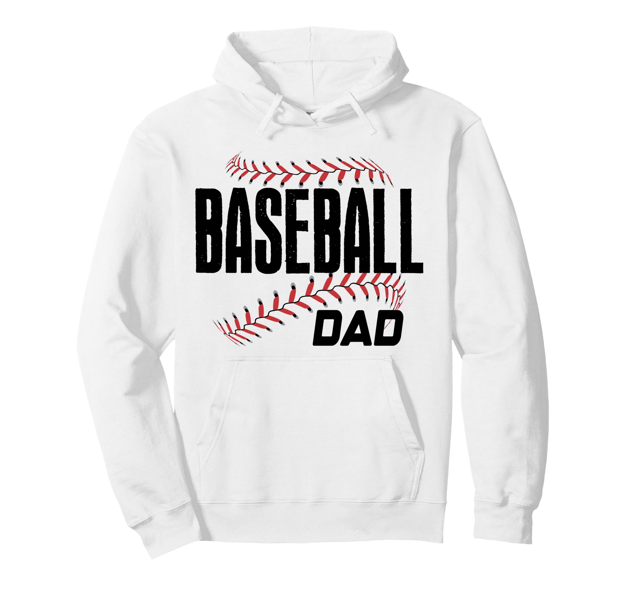 Baseball Dad Game Day Mascot Sports Team Hoodie - Unique Graphic Unisex - T-Shirt, Sweatshirt, Hoodie