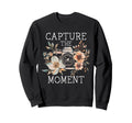 Photographer Capture Moment Camera Sweatshirt - Trendy Graphic Unisex - T-Shirt, Sweatshirt, Hoodie