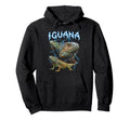 Iguana 90S Heavy Metal Iguana Animal Lover Hoodie - Novelty Apparel Unisex - T-Shirt, Sweatshirt, Hoodie