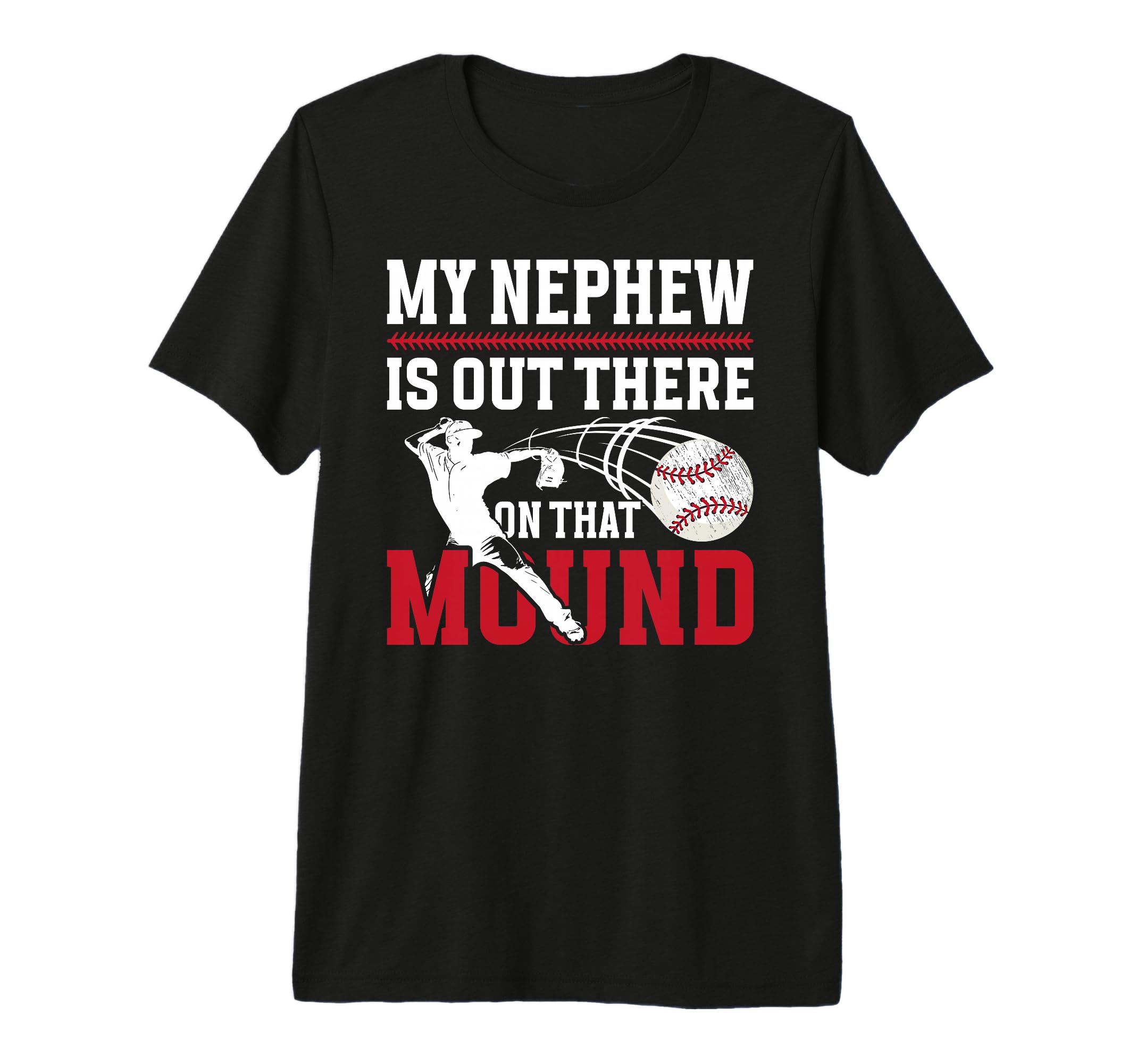 Mens Proud Baseball Pitcher Uncle T-Shirt - Streetwear Style Men Women - T-Shirt, Sweatshirt, Hoodie
