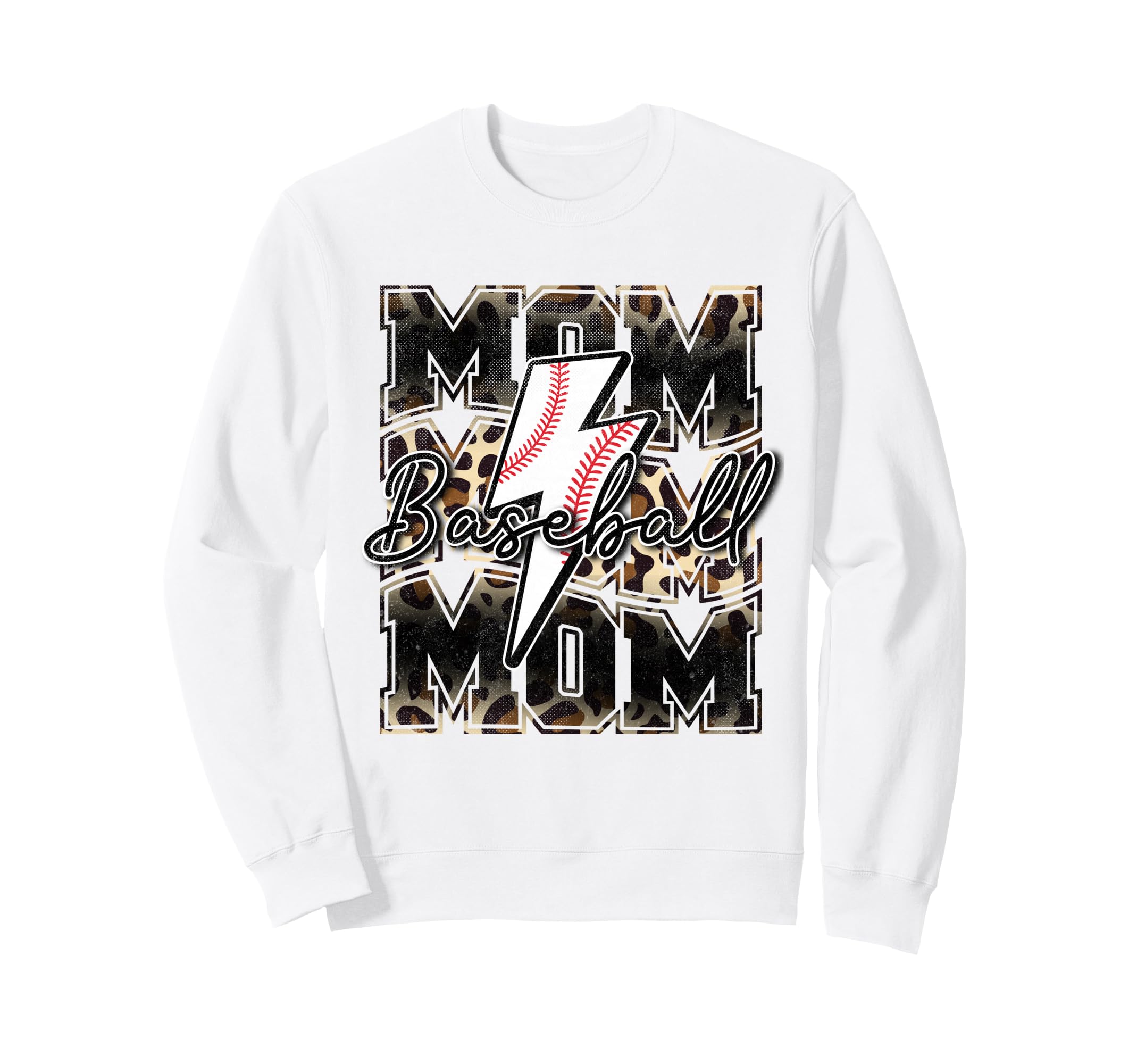 Baseball Mom Mama Baseball Life Mothers Sweatshirt - Graphic Print Unisex - T-Shirt, Sweatshirt, Hoodie
