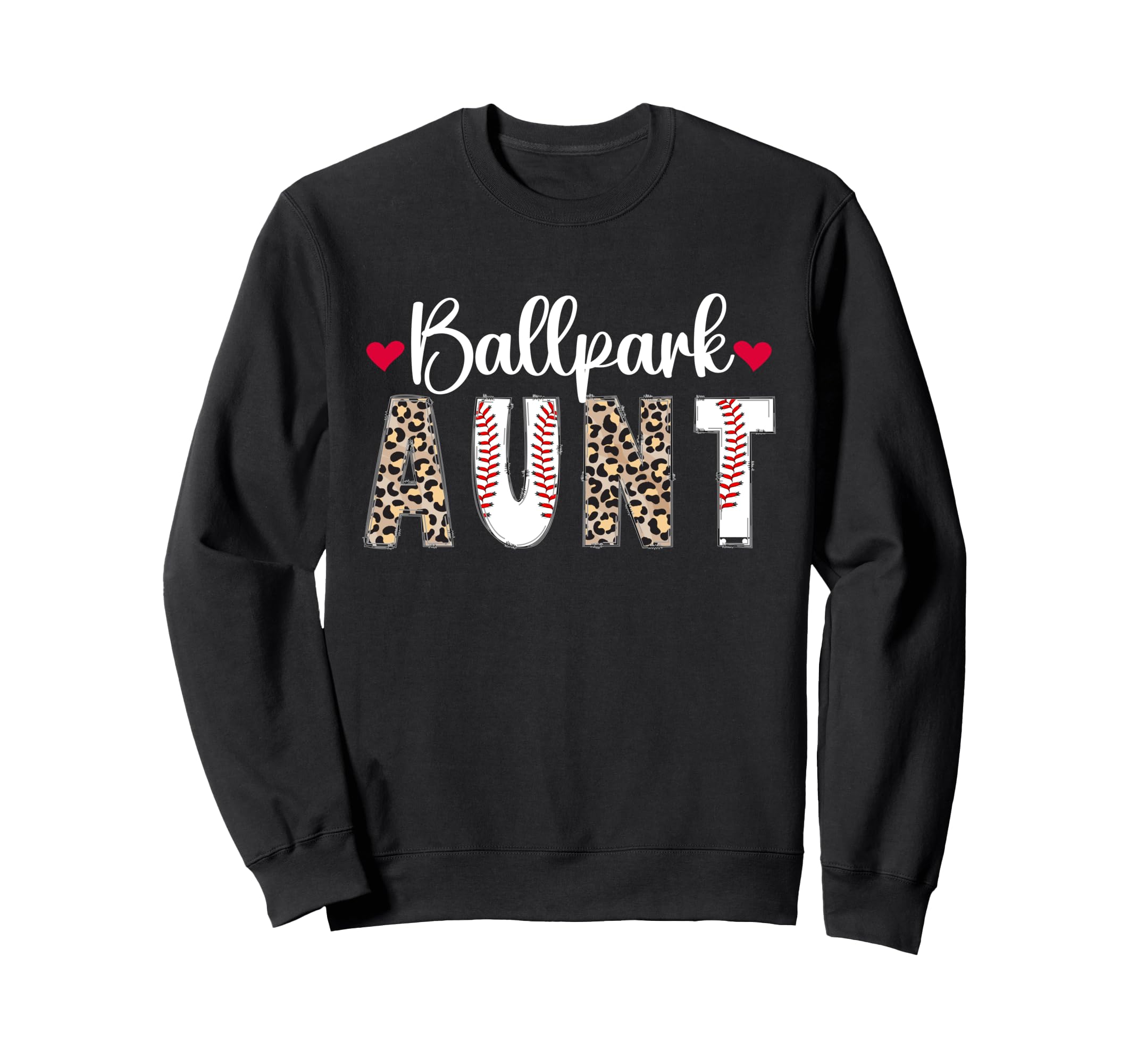 Ballpark Aunt Baseball Aunt Baseball Sweatshirt - Aesthetic Graphic Unisex - T-Shirt, Sweatshirt, Hoodie