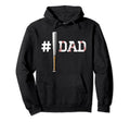 Number One Baseball Dad Fathers Day 1 Hoodie - Unique Graphic for Adults - T-Shirt, Sweatshirt, Hoodie