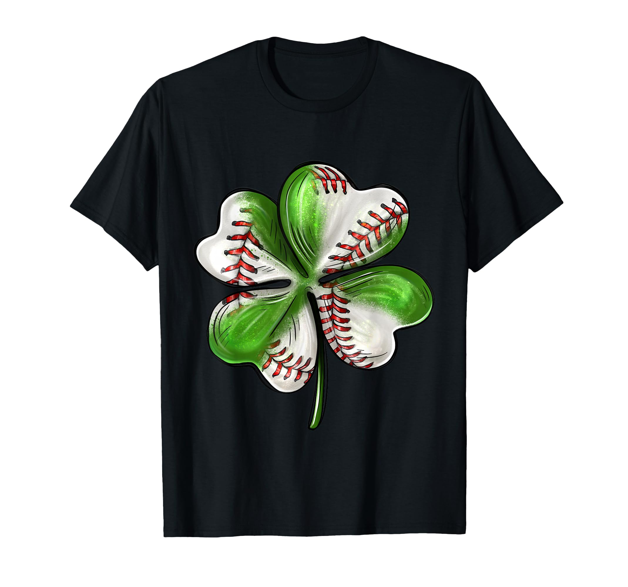 Baseball Shamrock St Patricks Day T-Shirt - Streetwear Style Men Women - T-Shirt, Sweatshirt, Hoodie