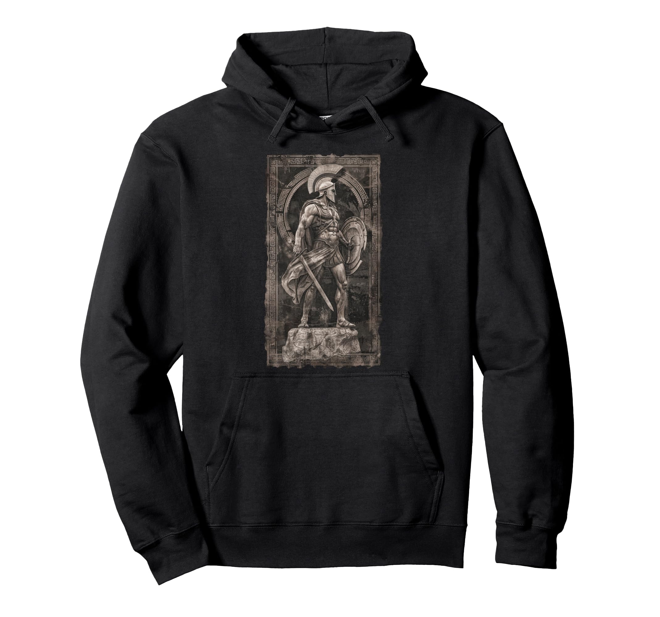Spartan Helmet Warrior Aesthetic Y2K Hoodie - Aesthetic Graphic for Adults - T-Shirt, Sweatshirt, Hoodie