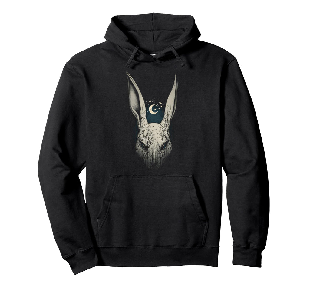 Creepy Bunny Rabbits Alt Goth Grunge Hoodie - Novelty Apparel Unisex - T-Shirt, Sweatshirt, Hoodie