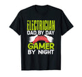 Electrician Dad Day Gamer Night T-Shirt - Casual Everyday Wear for Adults - T-Shirt, Sweatshirt, Hoodie