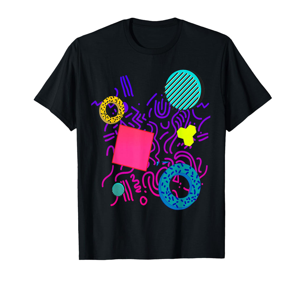 Memphis Gift Geometric 90S 80S Pattern T-Shirt - Unique Graphic for Adults - T-Shirt, Sweatshirt, Hoodie