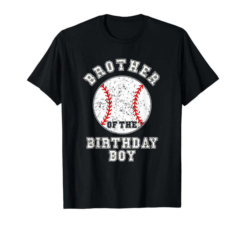 Brother Birthday Matching Baseball T-Shirt - Graphic Print Unisex - T-Shirt, Sweatshirt, Hoodie
