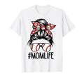 Hooded Mom Life Softball Baseball T-Shirt - Novelty Apparel for Adults - T-Shirt, Sweatshirt, Hoodie