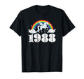 Distressed Unicorn 1988 Birthday T-Shirt - Graphic Print for Adults - T-Shirt, Sweatshirt, Hoodie