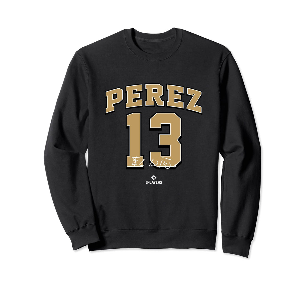 Salvador Perez Kansas City Mlbpa Sweatshirt - Minimalist Print Men Women - T-Shirt, Sweatshirt, Hoodie