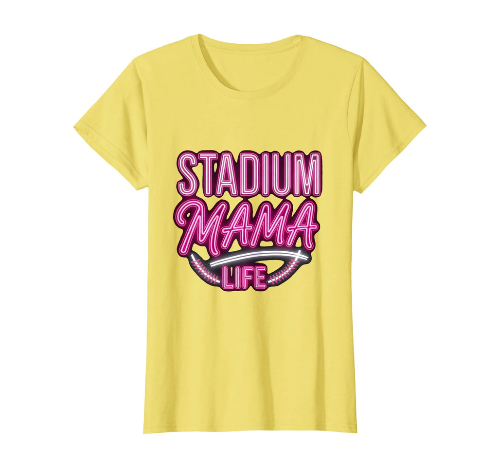 Stadium Mama Life Baseball Mom T-Shirt - Casual Everyday Wear for Adults - T-Shirt, Sweatshirt, Hoodie