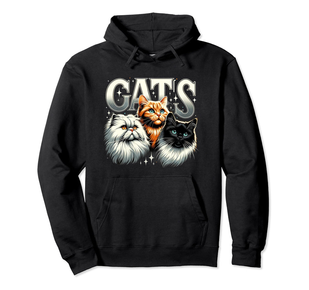 Cat Bootleg Grunge 90S Hoodie - Aesthetic Graphic for Adults - T-Shirt, Sweatshirt, Hoodie
