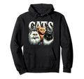 Cat Bootleg Grunge 90S Hoodie - Aesthetic Graphic for Adults - T-Shirt, Sweatshirt, Hoodie