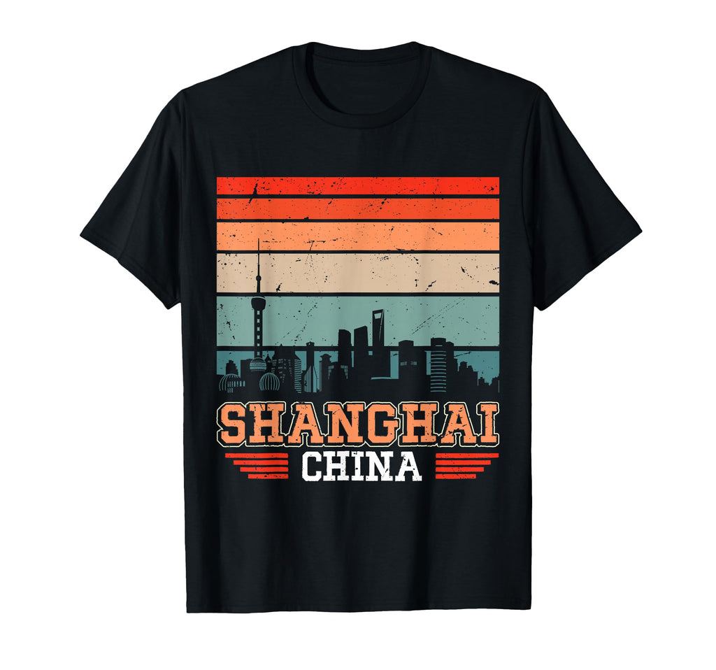 Shanghai China Sunset Skyline Shanghai T-Shirt - Novelty Apparel Men Women - T-Shirt, Sweatshirt, Hoodie