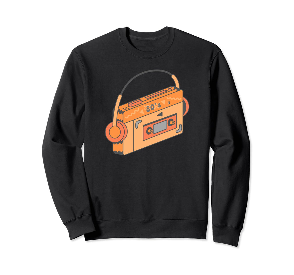 Cassette Tape 80S Music Sweatshirt - Graphic Print Men Women - T-Shirt, Sweatshirt, Hoodie