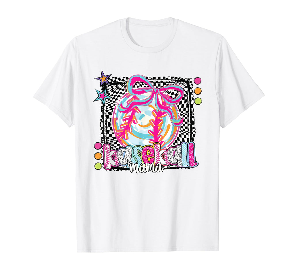 Baseball Mama Mom Coquette Game Dat T-Shirt - Graphic Print Men Women - T-Shirt, Sweatshirt, Hoodie