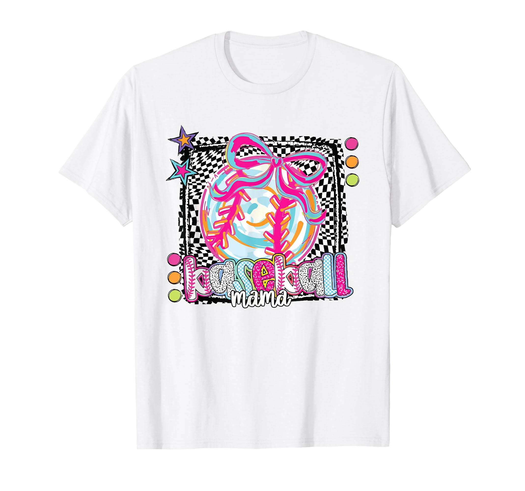 Baseball Mama Mom Coquette Game Dat T-Shirt - Graphic Print Men Women - T-Shirt, Sweatshirt, Hoodie