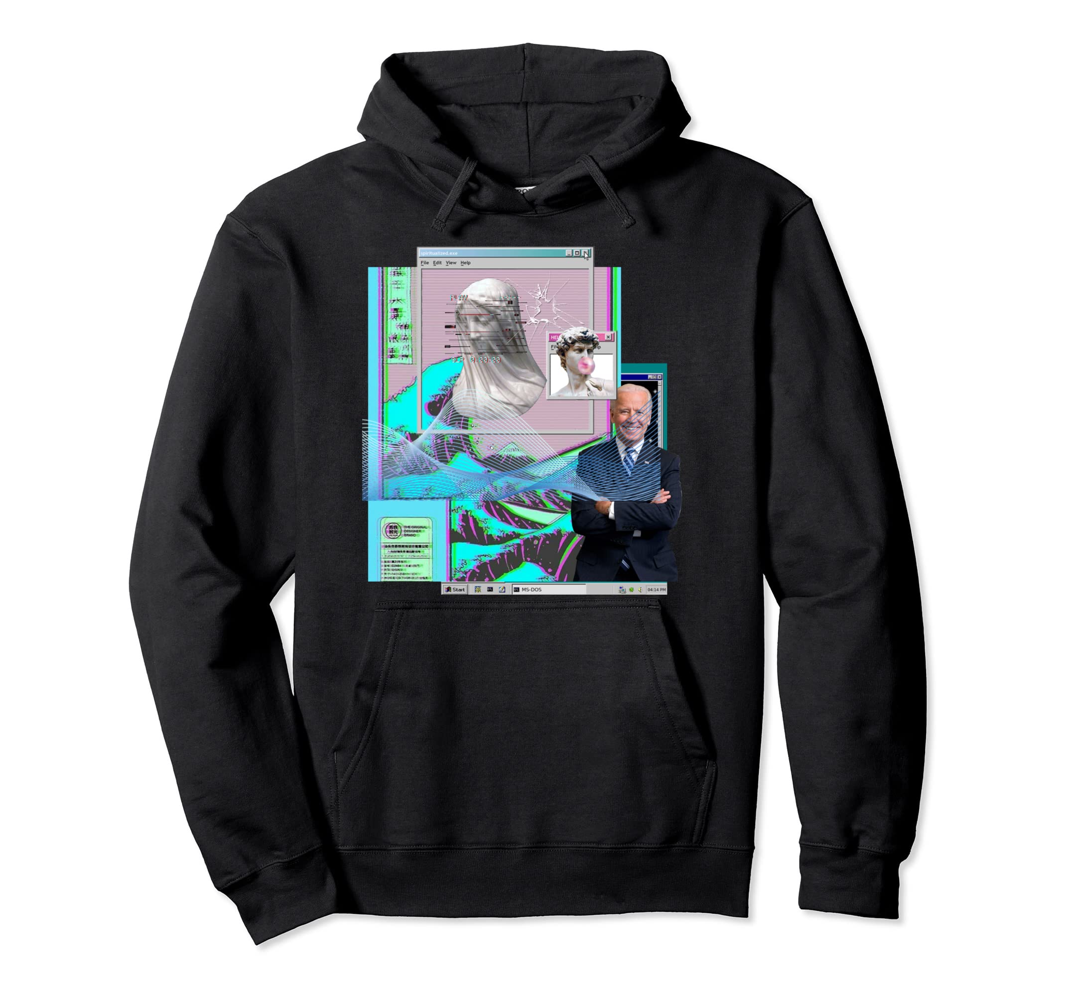 Trippy Cyber Aesthetic Vaporwave Internet Hoodie - Novelty Apparel Unisex - T-Shirt, Sweatshirt, Hoodie