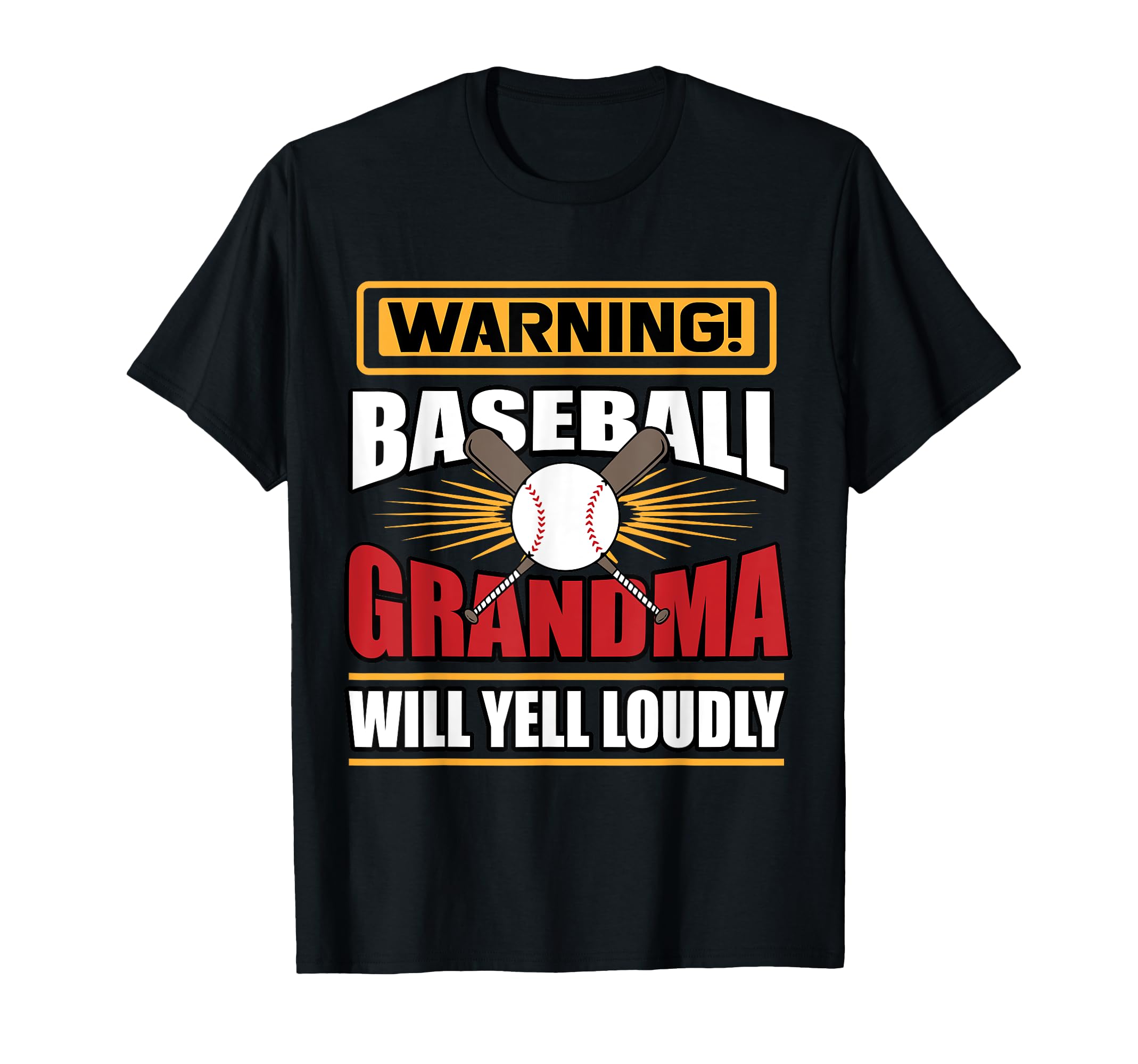 Nana Granny Warning Baseball Grandma T-Shirt - Fun Novelty Design Unisex - T-Shirt, Sweatshirt, Hoodie