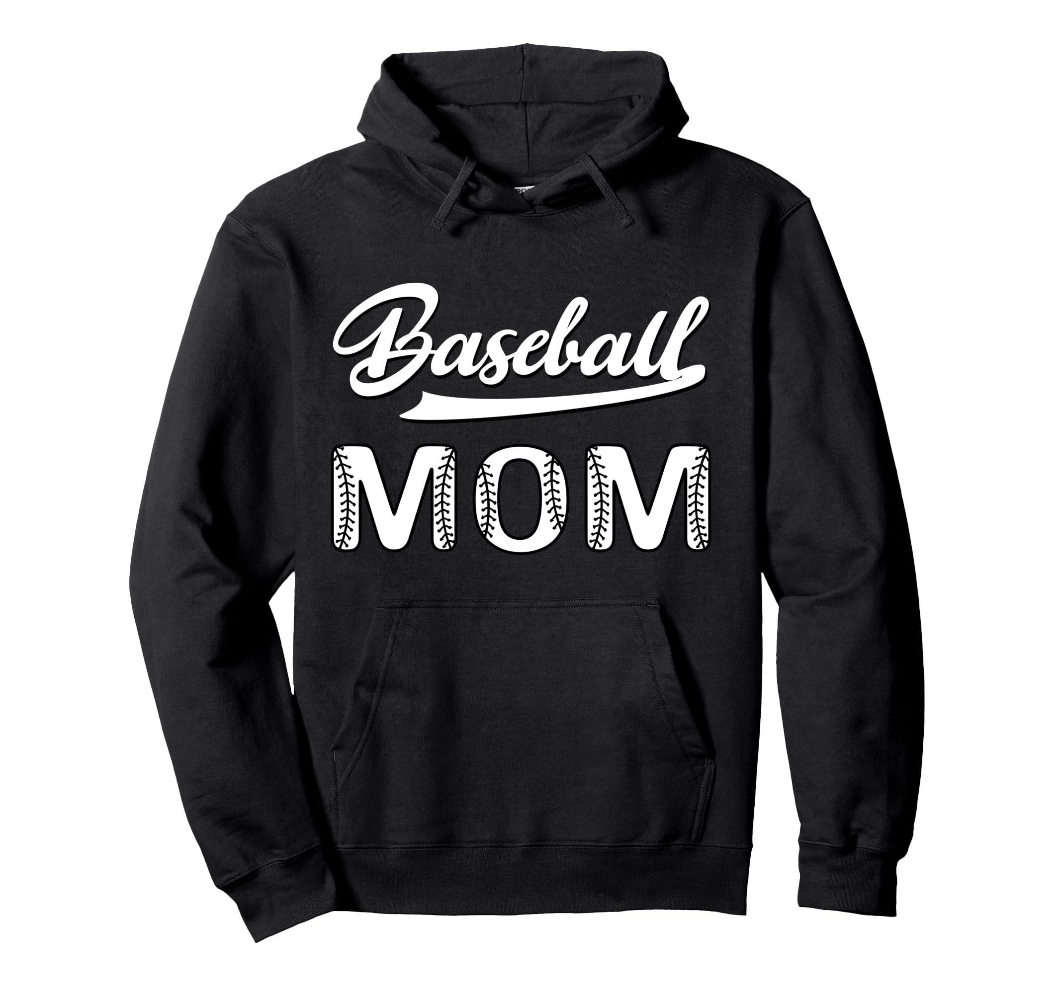 Baseball Mom Hoodie - Graphic Print Unisex - T-Shirt, Sweatshirt, Hoodie