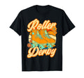 Roller Skating Roller Derby Skate 70S T-Shirt - Minimalist Print Men Women - T-Shirt, Sweatshirt, Hoodie