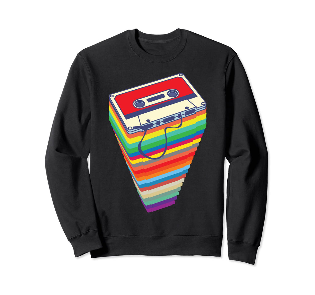 Colourful Mixtape Cassettes 80S 90S Sweatshirt - Streetwear Style Men Women - T-Shirt, Sweatshirt, Hoodie