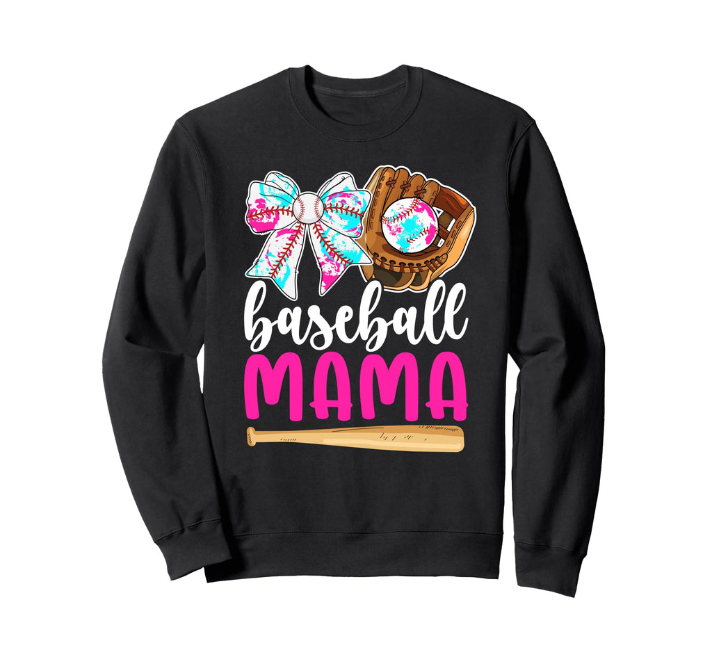 Baseball Mama Coquette Baseball Sweatshirt - Custom Art Print for Adults - T-Shirt, Sweatshirt, Hoodie