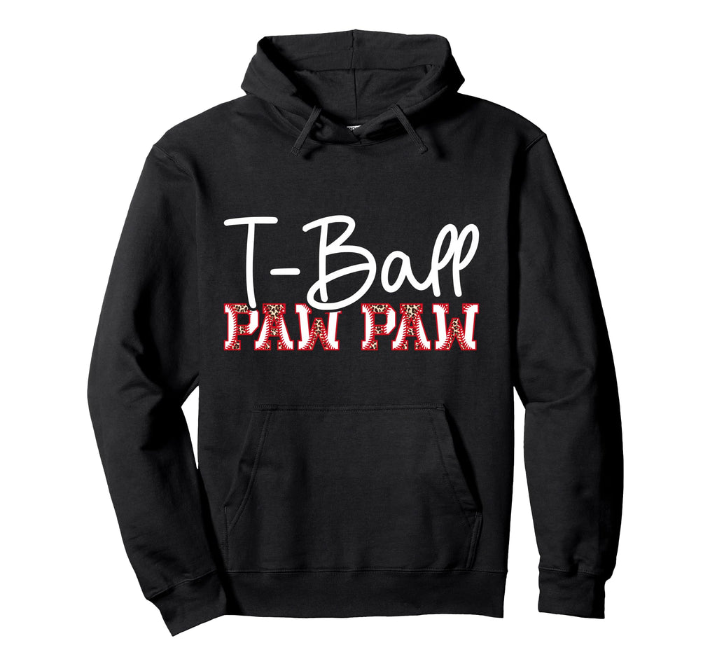 T Ball Paw Paw Leopard Baseball T Ball Hoodie - Streetwear Style Men Women - T-Shirt, Sweatshirt, Hoodie