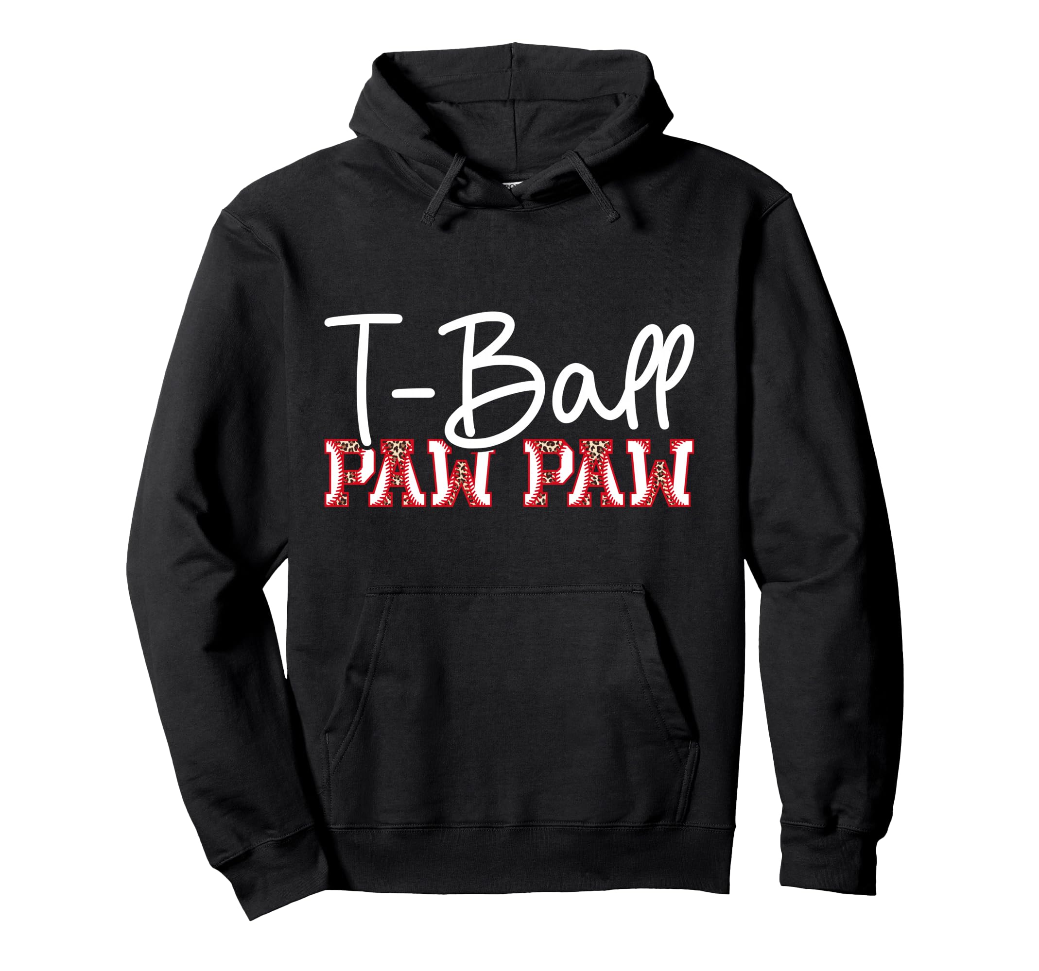 T Ball Paw Paw Leopard Baseball T Ball Hoodie - Streetwear Style Men Women - T-Shirt, Sweatshirt, Hoodie