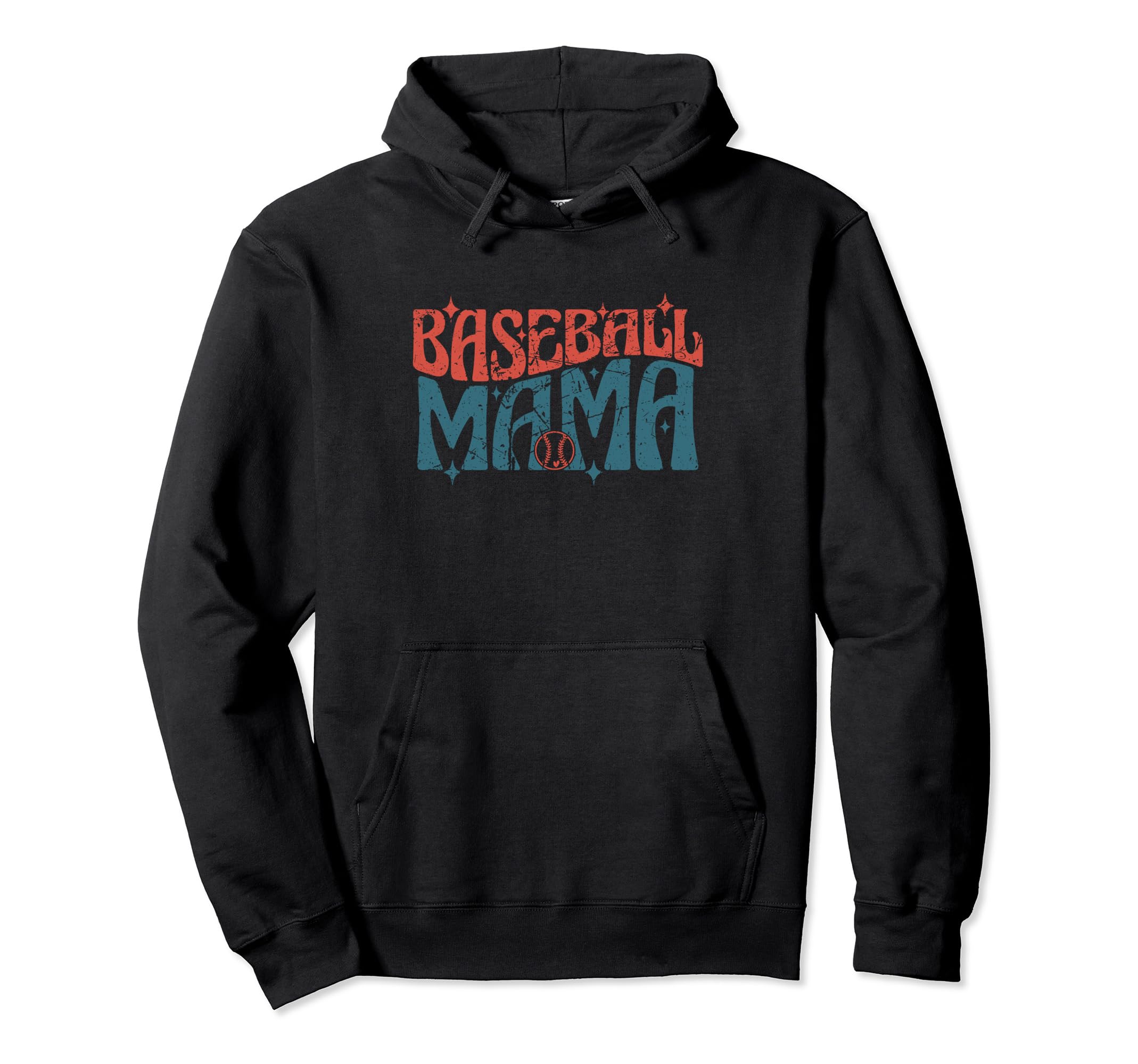 Baseball Mama Funny Baseball Hoodie - Casual Everyday Wear Unisex - T-Shirt, Sweatshirt, Hoodie