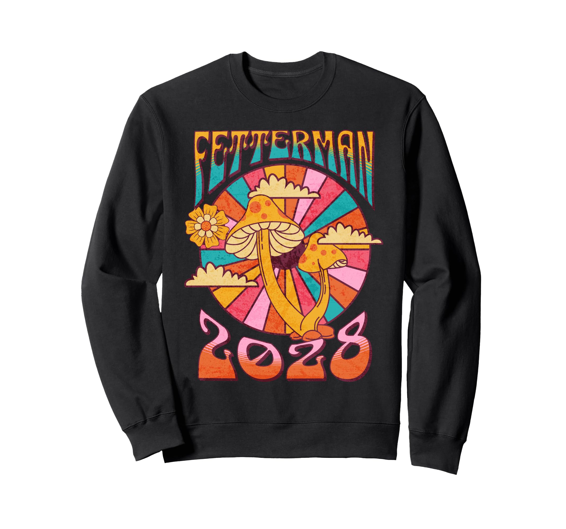 John Fetterman 2028 President Boho Sweatshirt - Custom Art Print Men Women - T-Shirt, Sweatshirt, Hoodie
