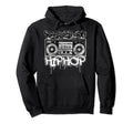 Raised Old School Hip Hop Cassette Hoodie - Trendy Graphic for Adults - T-Shirt, Sweatshirt, Hoodie