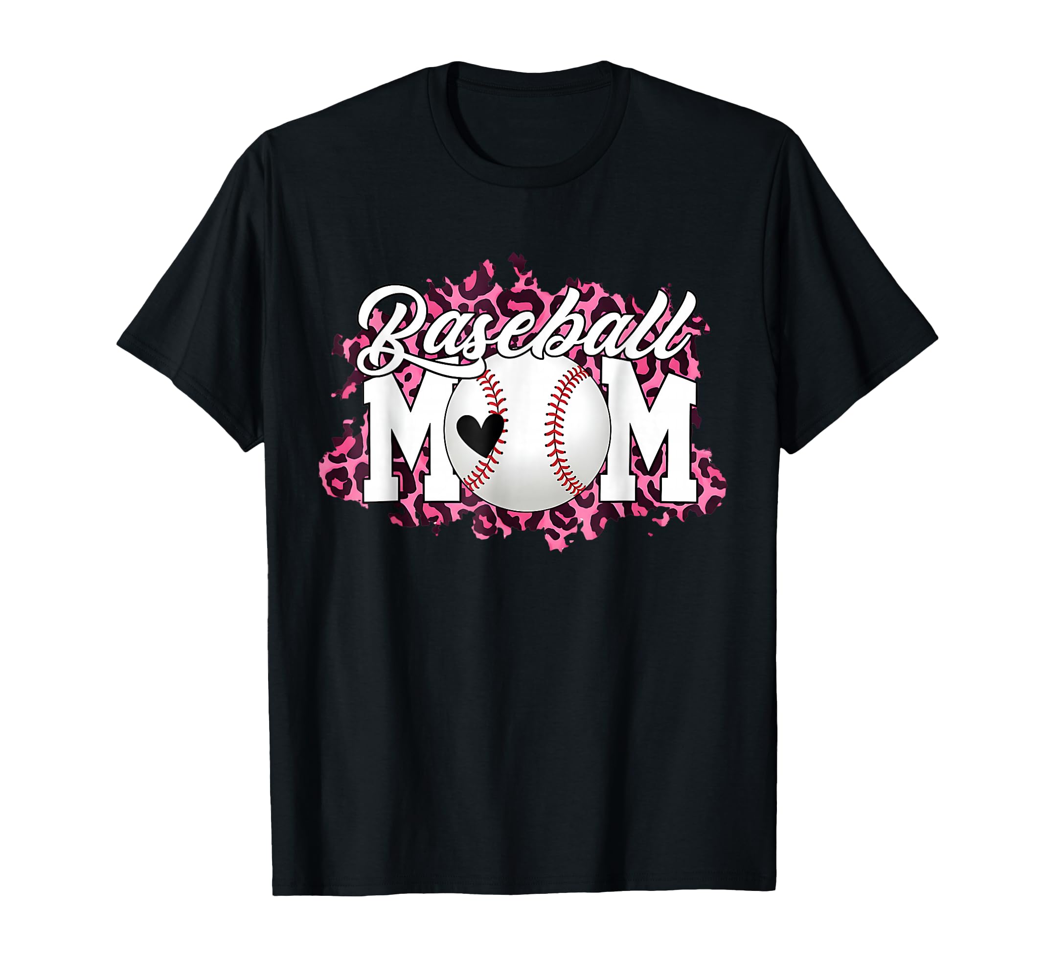Baseball Mom Leopard Mama Game Day T-Shirt - Aesthetic Graphic Unisex - T-Shirt, Sweatshirt, Hoodie