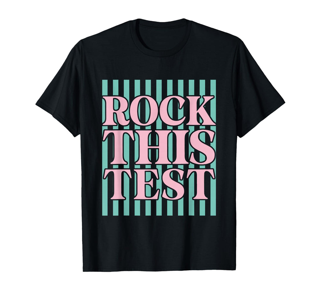 Stripes Rock This Test Teacher T-Shirt - Aesthetic Graphic Men Women - T-Shirt, Sweatshirt, Hoodie
