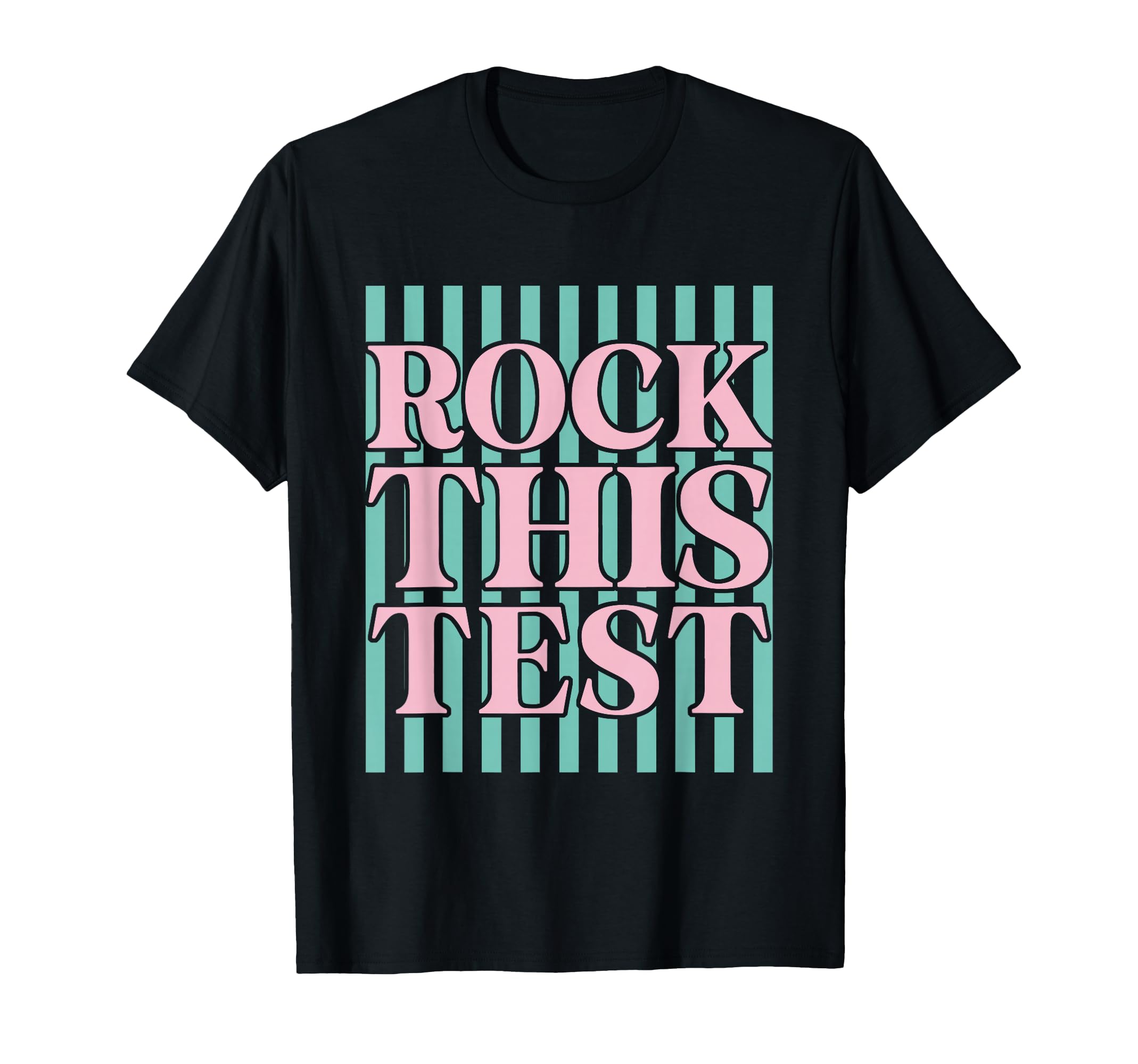 Stripes Rock This Test Teacher T-Shirt - Aesthetic Graphic Men Women - T-Shirt, Sweatshirt, Hoodie