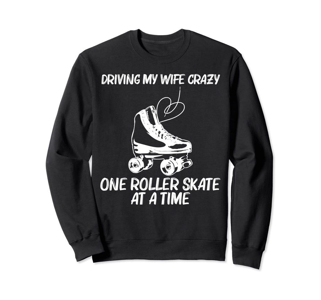 Roller Skating Dad Disco Derby Sweatshirt - Casual Everyday Wear Unisex - T-Shirt, Sweatshirt, Hoodie