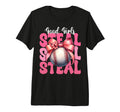 Baseball Mom Mothers Day Coquette Bow Good T-Shirt - Graphic Print Unisex - T-Shirt, Sweatshirt, Hoodie