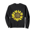 Sunflower Leopard Boho Floral Sweatshirt - Fun Novelty Design Men Women - T-Shirt, Sweatshirt, Hoodie