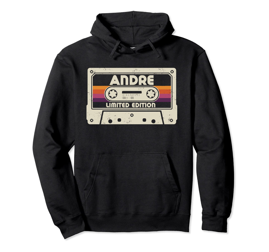Andre First Name Cassette Tape Hoodie - Novelty Apparel for Adults - T-Shirt, Sweatshirt, Hoodie