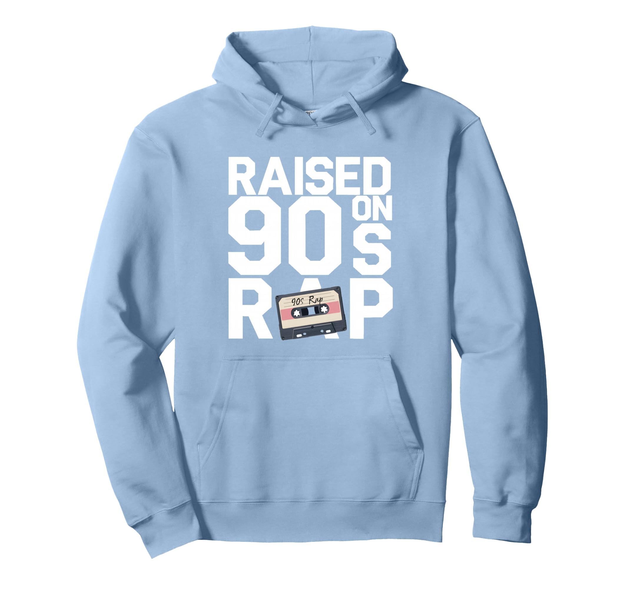 Raised 90S Rap Old School Hip Hop Music Hoodie - Trendy Graphic Men Women - T-Shirt, Sweatshirt, Hoodie