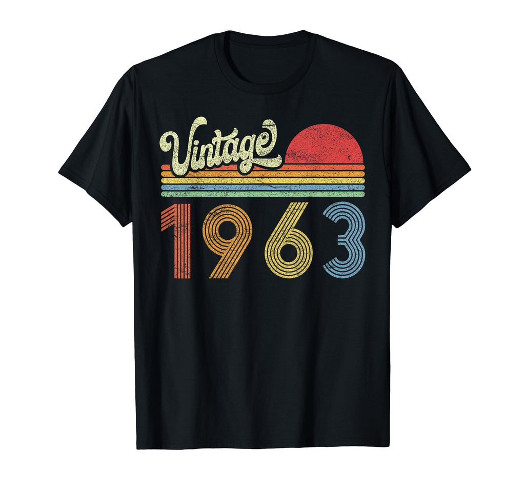 1963 Birthday Gift Born Made 1963 Sunset T-Shirt - Graphic Print Men Women - T-Shirt, Sweatshirt, Hoodie