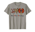 Peace Love Kidneys Leopard Dialysis T-Shirt - Aesthetic Graphic for Adults - T-Shirt, Sweatshirt, Hoodie