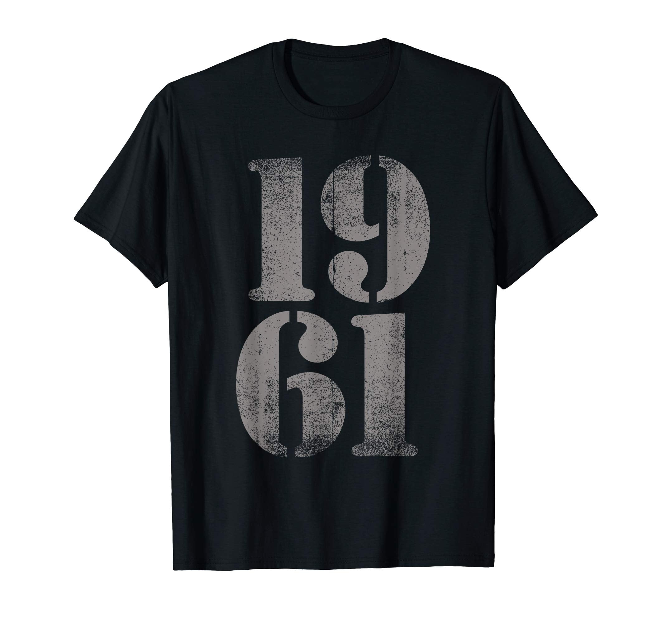 1961 Birth Year Distressed Birthday T-Shirt - Unique Graphic Men Women - T-Shirt, Sweatshirt, Hoodie