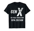 Gen X 1974 Feral Generation Distressed T-Shirt - Streetwear Style Unisex - T-Shirt, Sweatshirt, Hoodie
