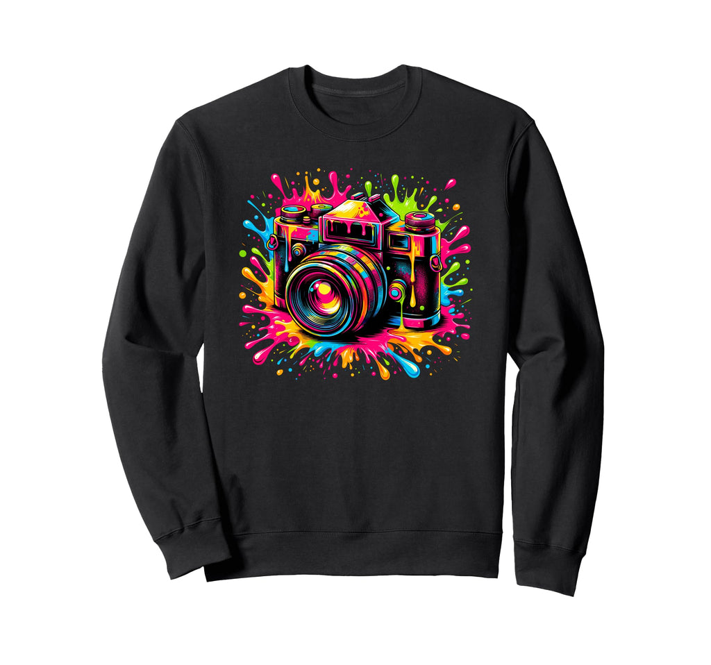 Camera Photographer Photography Sweatshirt - Graphic Print Unisex - T-Shirt, Sweatshirt, Hoodie