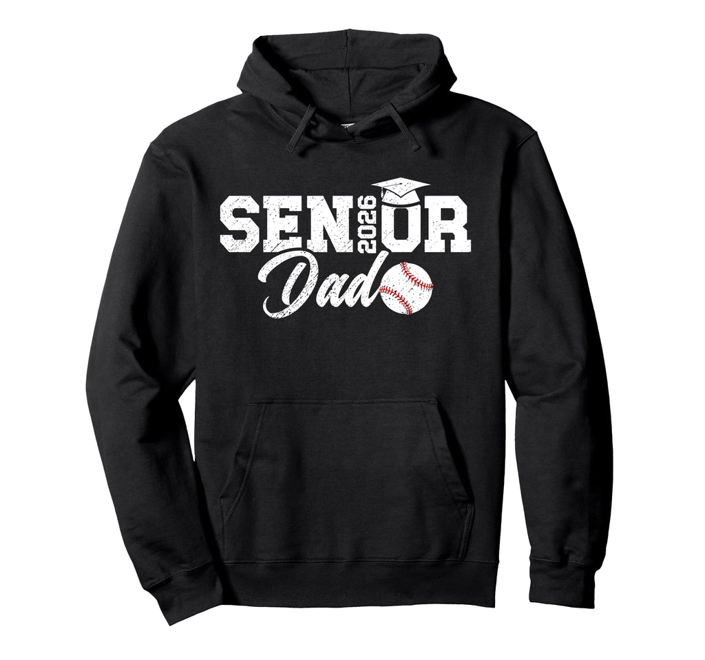 Baseball Senior Dad Senior Baseball Player Hoodie - Novelty Apparel Unisex - T-Shirt, Sweatshirt, Hoodie