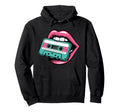 Nostalgic 80S And 90S Vibes Vibrant Hoodie - Fun Novelty Design for Adults - T-Shirt, Sweatshirt, Hoodie