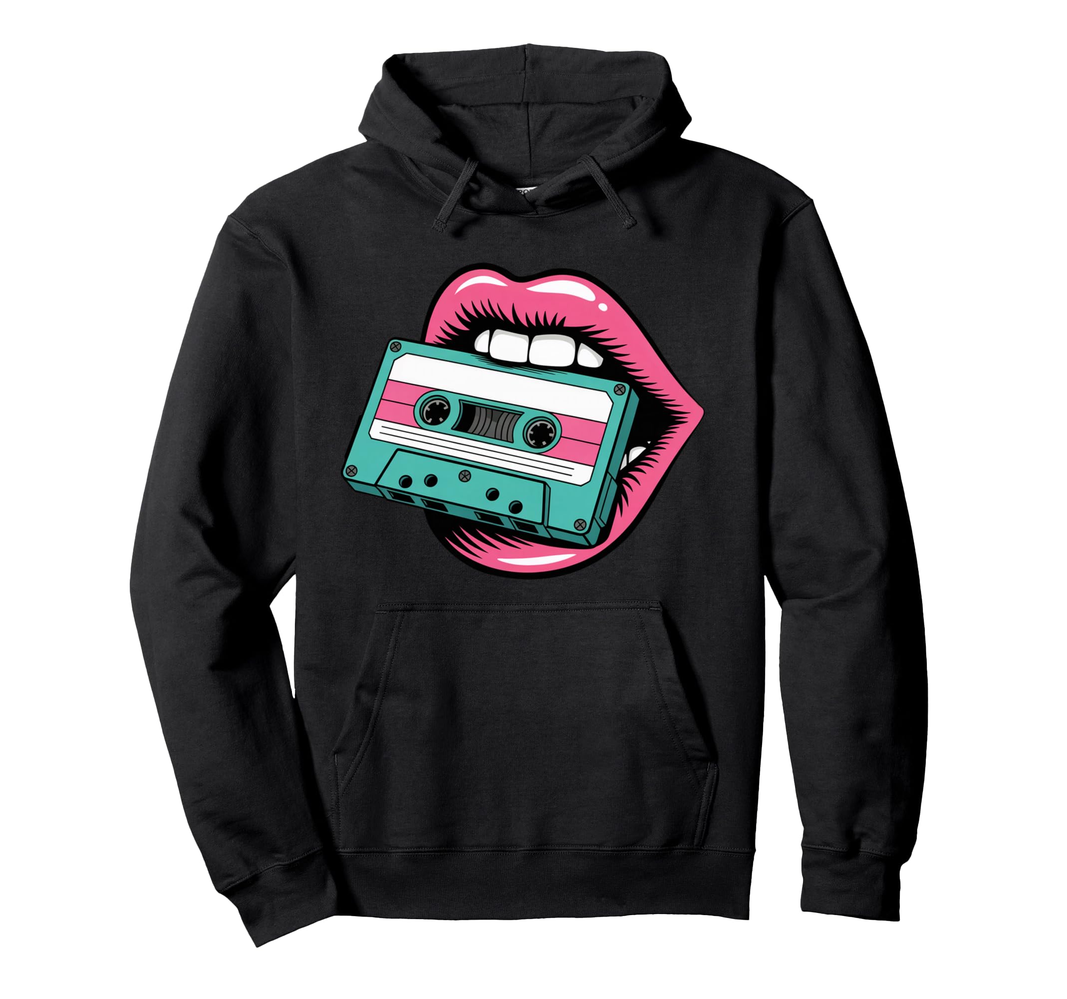 Nostalgic 80S And 90S Vibes Vibrant Hoodie - Fun Novelty Design for Adults - T-Shirt, Sweatshirt, Hoodie